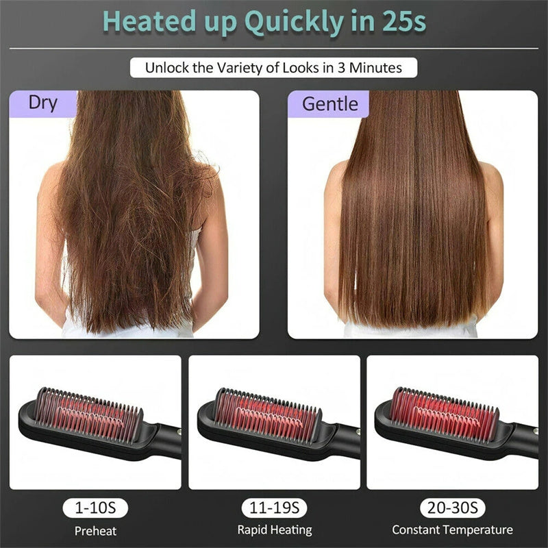IonSmooth 2-in-1 Straightener & Curling Brush