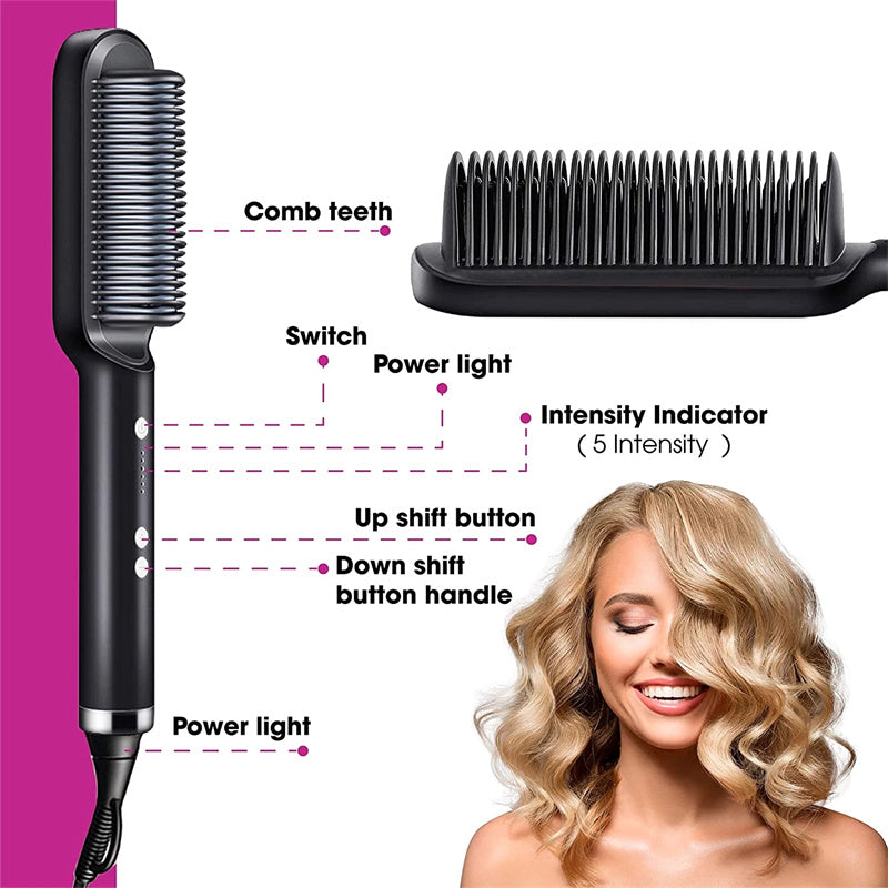IonSmooth 2-in-1 Straightener & Curling Brush