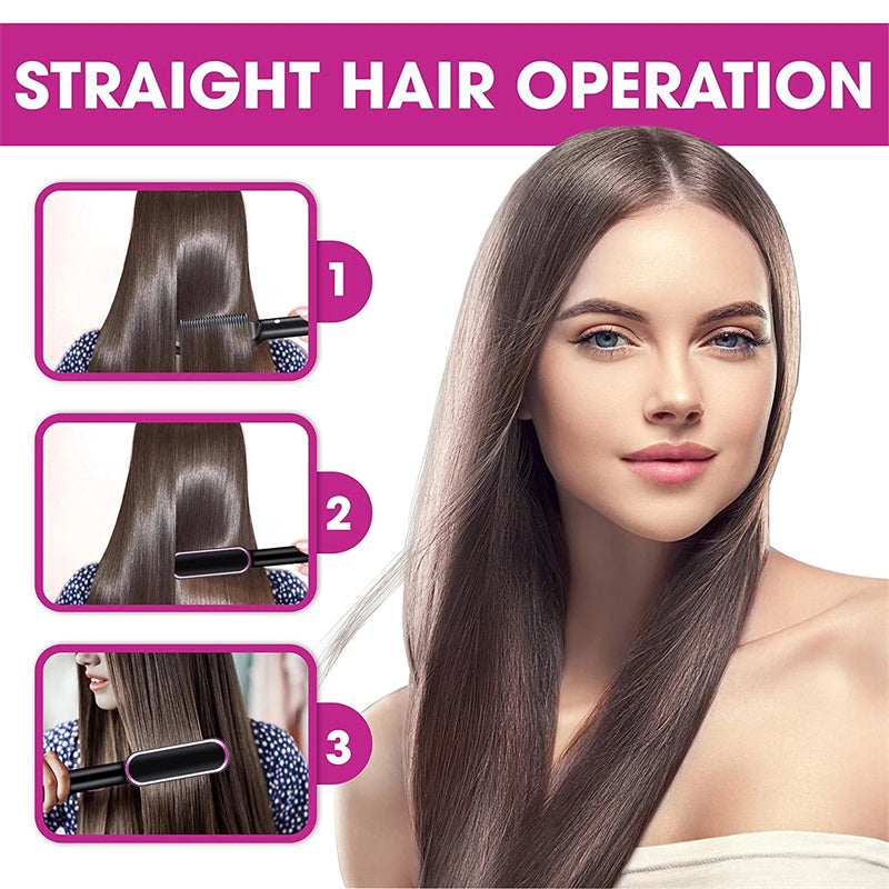 IonSmooth 2-in-1 Straightener & Curling Brush